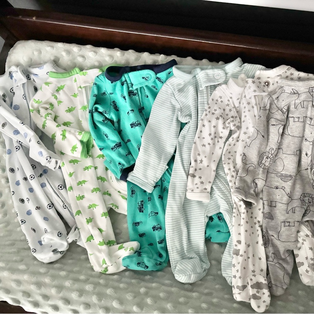 Set of 6 Preemie Sleepers